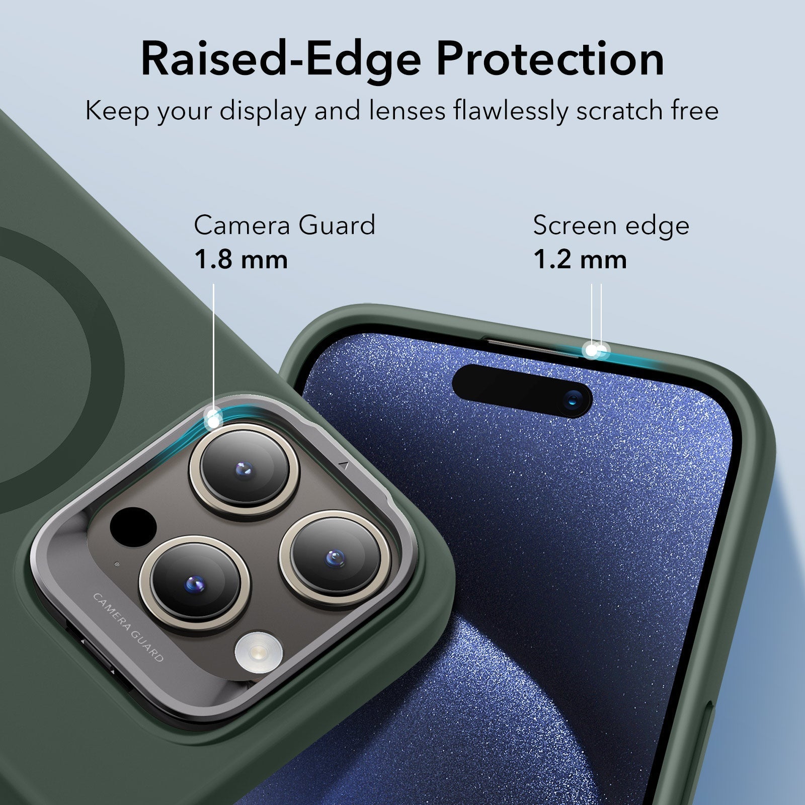 iPhone 15 Pro Cloud Soft Case with Stash Stand (HaloLock) - Dark Blue（复制） ESR ESR