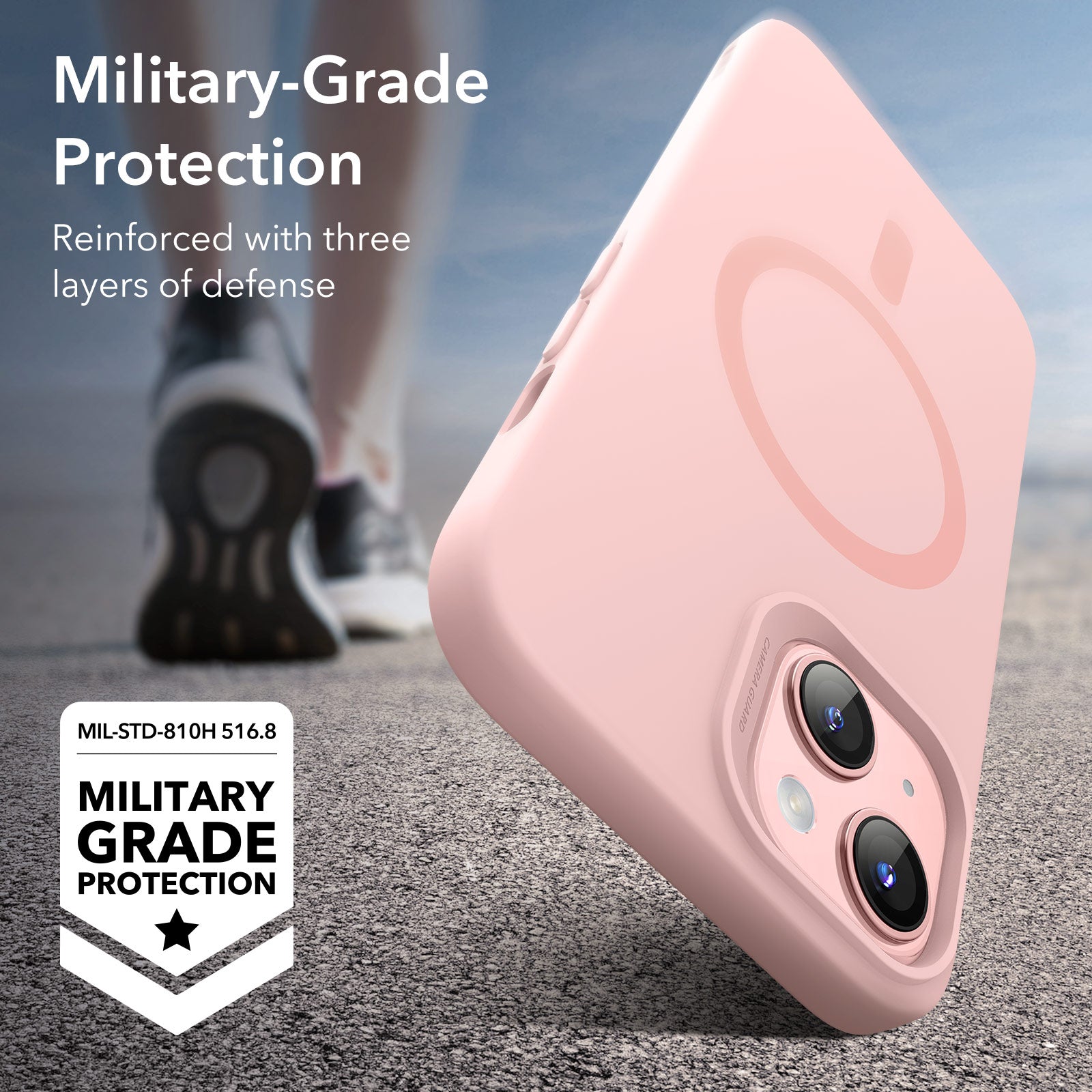 iPhone 15 Cloud Soft Case (HaloLock) - Pink ESR ESR
