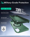 iPhone 16 Plus Cyber Tough Magnetic Case (Camera Control, Stash Stand) - Light Green ESR ESR