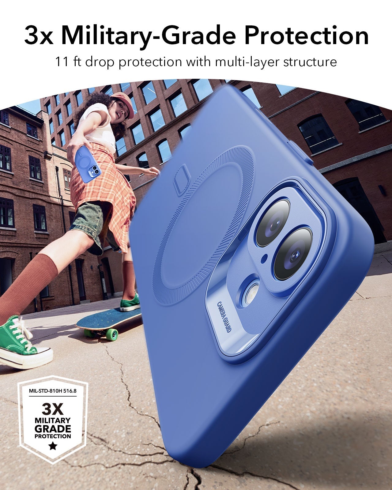 iPhone 16 Plus Cloud Soft Magnetic Case (Camera Control) - Ultramarine ESR ESR