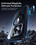 iPhone 16 Pro Armor Tough Magnetic Case (Camera Control, Stash Stand) - Clear Black ESR ESR