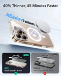 iPhone 16 Pro HaloLock Classic Hybrid Case Protection Bundle (Camera Control, Stash Stand) - Clear ESR ESR