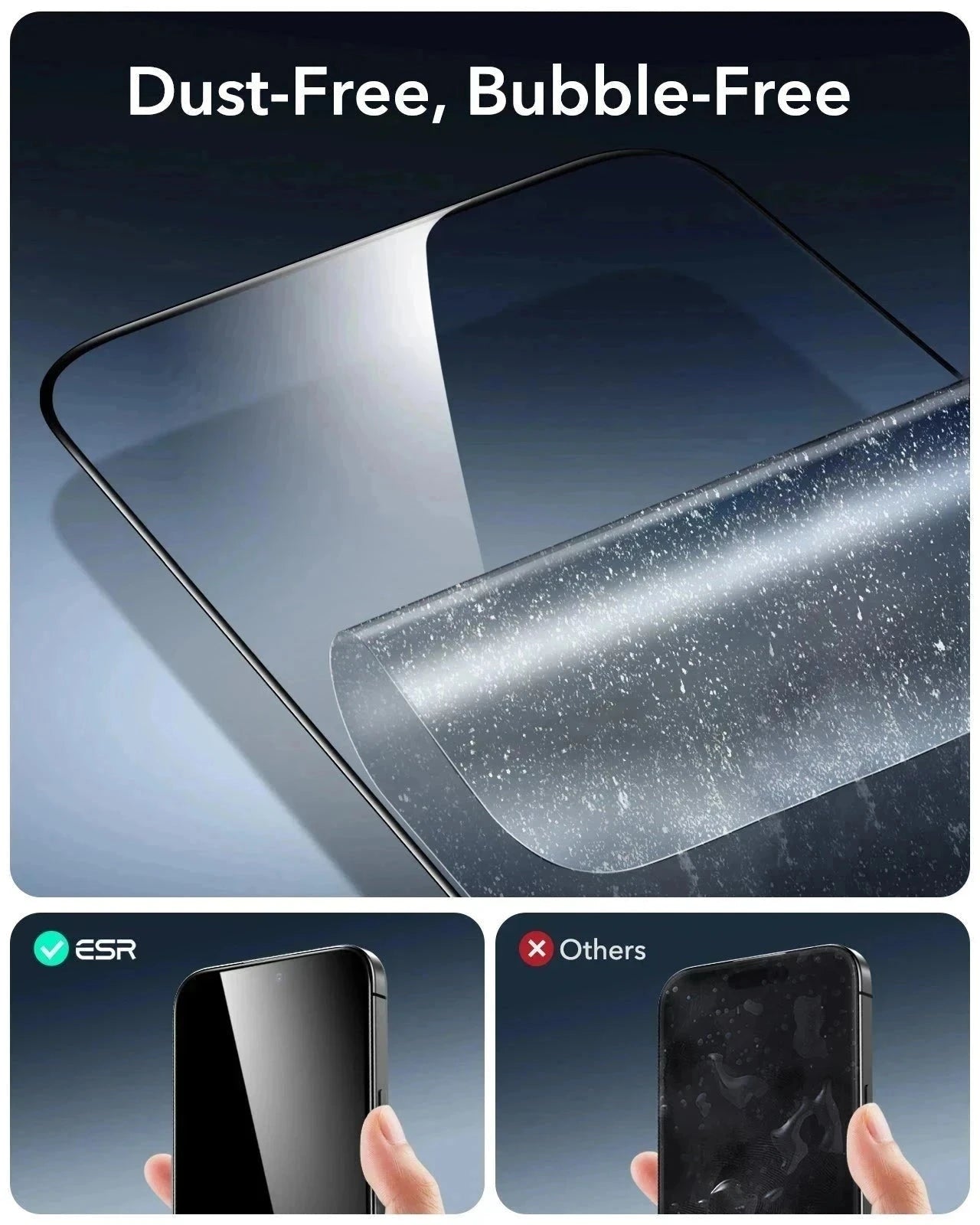 iPhone 16 Pro HaloLock Classic Hybrid Case Protection Bundle (Camera Control, Stash Stand) - Clear ESR ESR