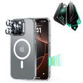 iPhone 16 Pro Classic Hybrid Magnetic Case (Camera Control) & Privacy Screen Protector Bundle - Clear Grey ESR ESR
