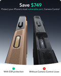 iPhone 16 Pro Cyber Tough Magnetic Case (Camera Control) - Desert Titanium ESR ESR