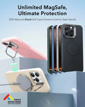 iPhone 16 Pro Max Cloud Soft Magnetic Case (Camera Control, Stash Stand) - Grey ESR ESR