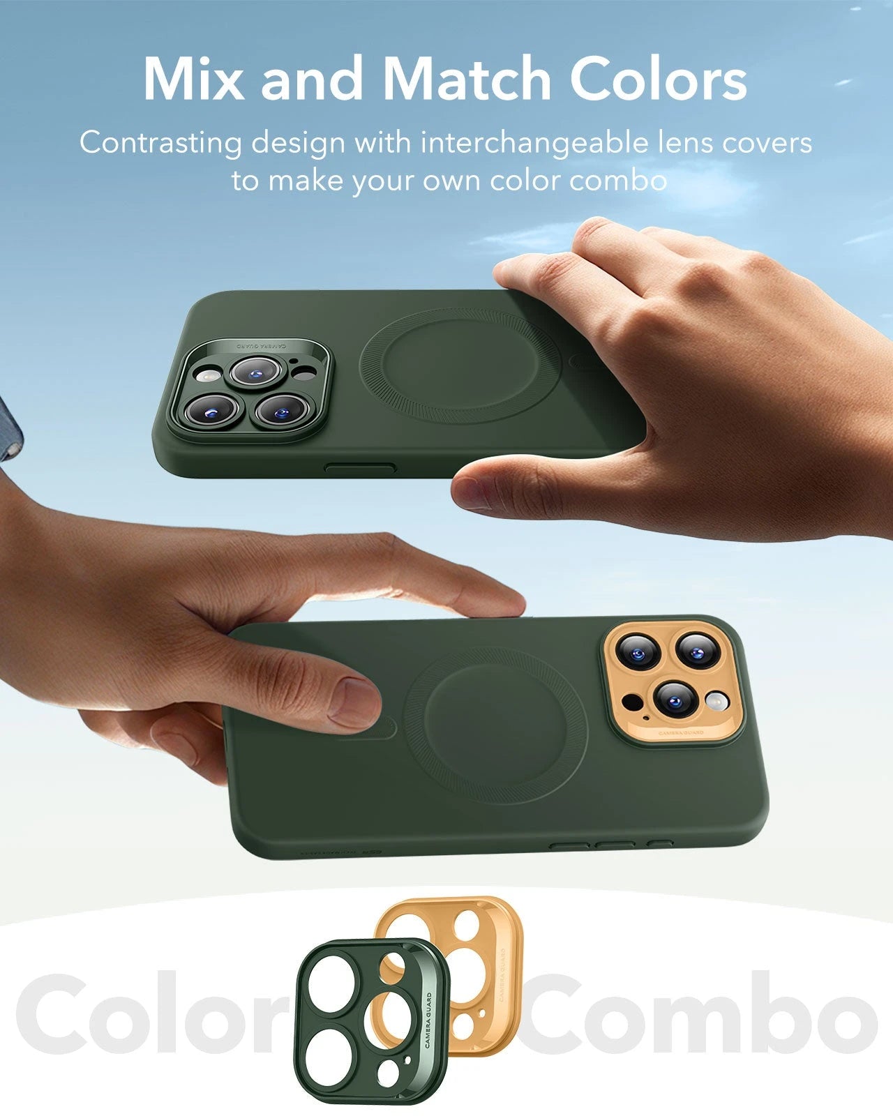 iPhone 16 Pro Cloud Soft Magnetic Case (Camera Control) - Green ESR ESR