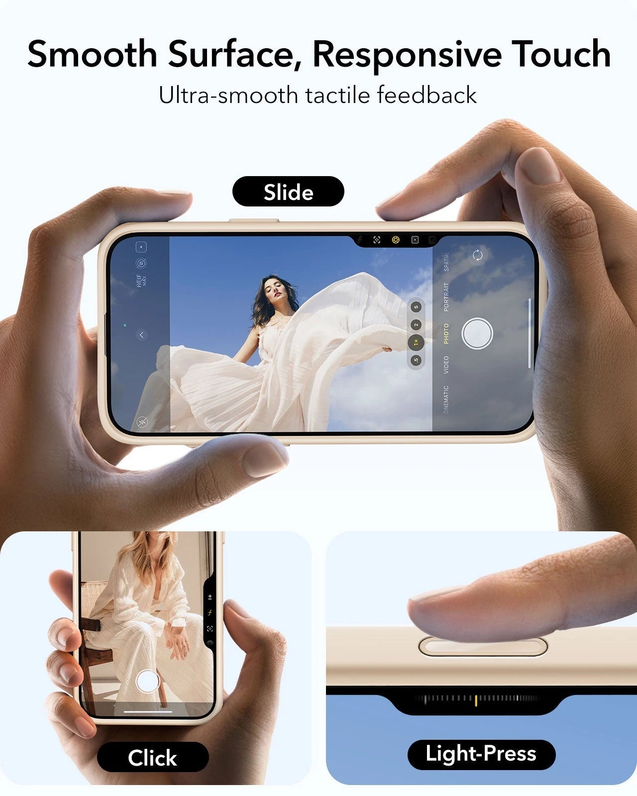 iPhone 16 Pro Cloud Soft Magnetic Case (Camera Control) - Light Tan ESR ESR