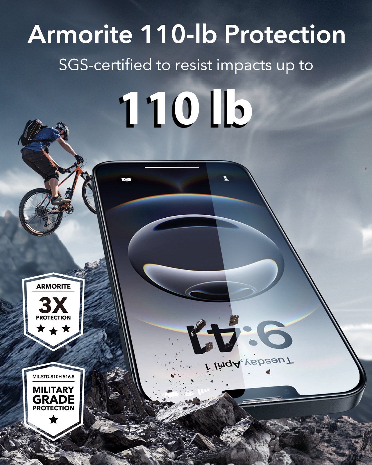 iPhone 16e UltraFit Armorite Screen Protector - 3 Pack ESR ESR