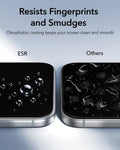 ESR iPhone 18 Pro Max Tempered Glass Screen Protector Resists Fingerprints and Smudges