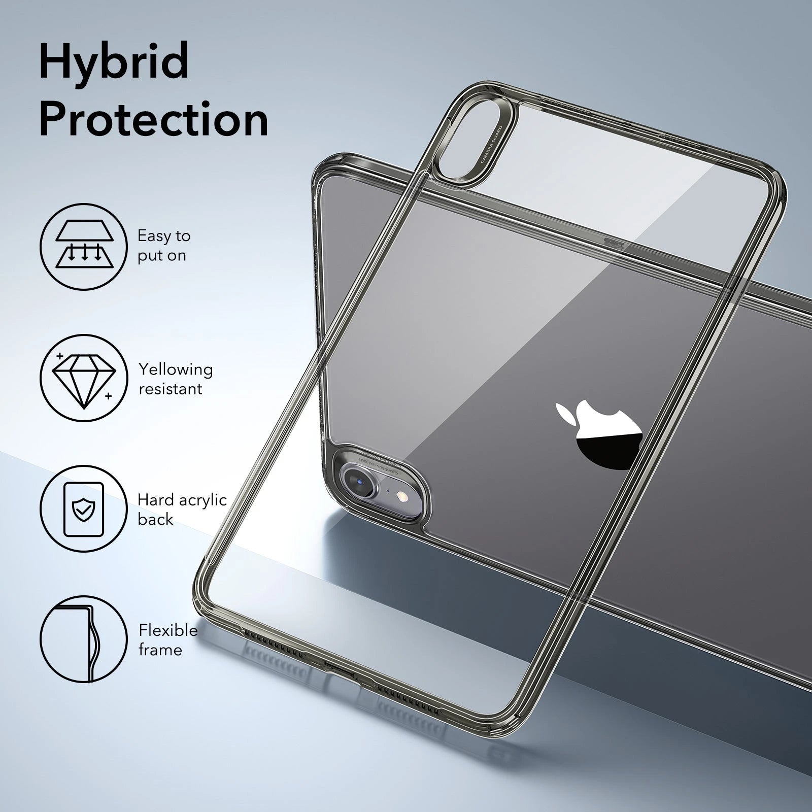 ipad mini 7 mini 6 anti-yellowing clear case 