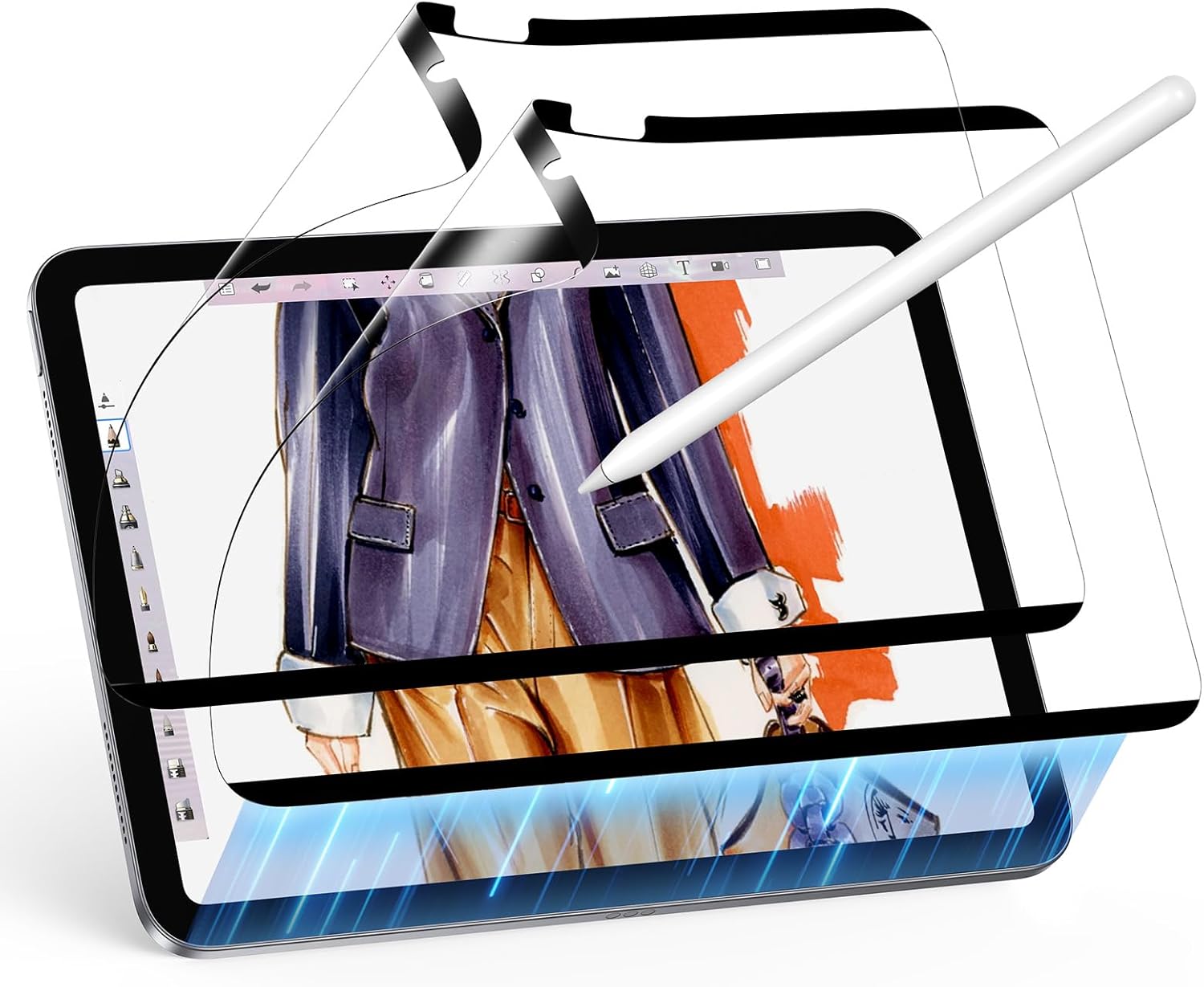 iPad 11" (A16, 2025) Paper-Feel Magnetic Screen Protector - 2 Pack ESR ESR