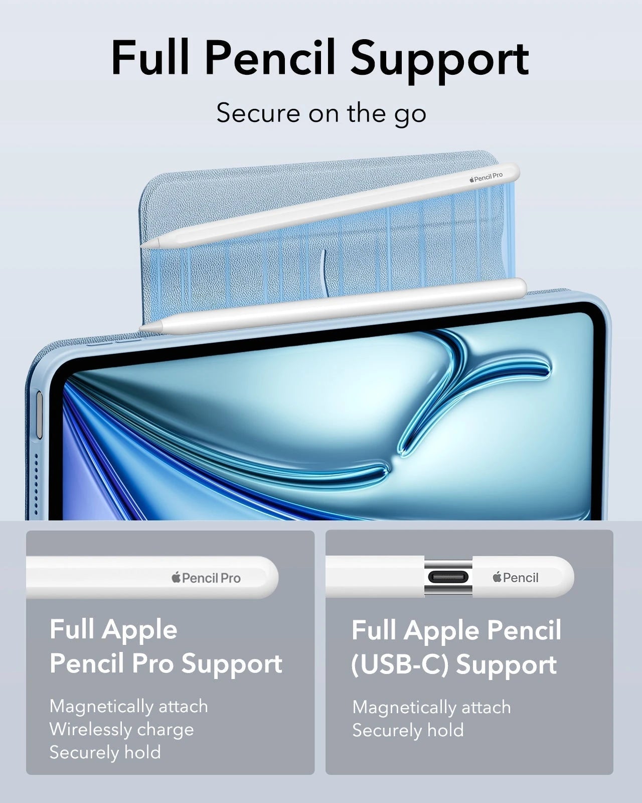 iPad Air 11" (2025) Rebound Hybrid Case 360 - Light Purple ESR ESR