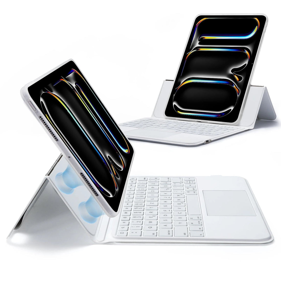 iPad Pro 11" (2024) Ascend Tastatur Hülle - DE Layout-Weiß ESR ESR